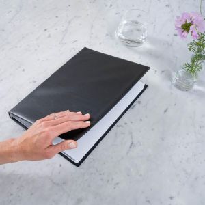 Rillstab prot&egrave;ge-documents A4 50 pochettes, noir