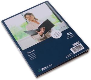 Rillstab prot&egrave;ge-documents A4 50 pochettes, noir