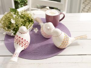 Edding feutre pointe pinceau pour porcelaine e-4200, blister de 6 pi&egrave;ces en couleurs assorties chaudes