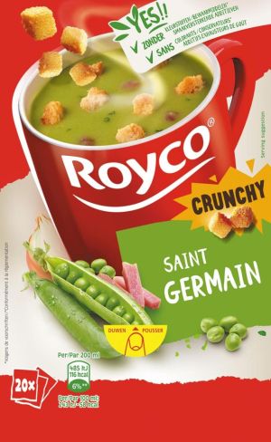 Royco Minute Soup St. Germain avec cro&ucirc;tons, paquet de 20 sachets