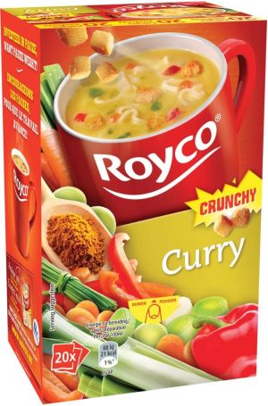 Royco minute soupe - paquet de 20 -Curry