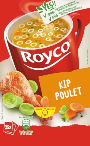 Royco Minute Soup poulet, paquet de 25 sachets