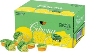 Citrona jus de citron, paquet de 120 capsules de 4,9 ml