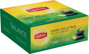Lipton thé Green Tea Citrus, sachets