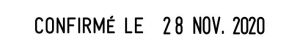 Trodat tekststempel met datum Printy 4817 woorden: fax&eacute; le, par e-mail, re&ccedil;u le, r&eacute;pondu le, saisi le,...