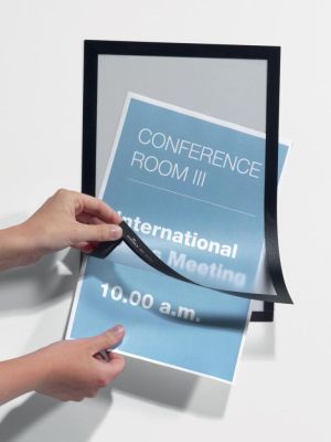 Durable Duraframe ft 21 x 29,7 cm (A4), noir, 2 pi&egrave;ces