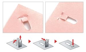 Plus agrafeuse sans agrafes, noir