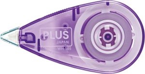 Plus correctieroller Mini Pastel, 6 m x 5 mm, display van 50 stuks in geassorteerde kleuren