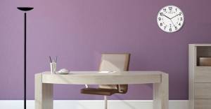 Unilux Wave wandklok, radiogestuurd, diameter 30 cm, grijs-wit