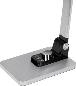 Hansa lampe de bureau Breeze, LED, argent