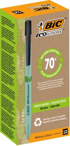 Bic Media Clic Bio-based Ecolutions stylo bille, noir