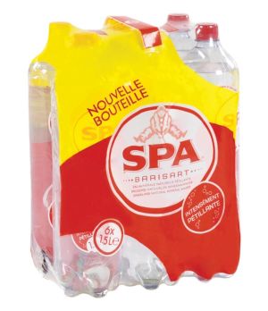 Spa Intense eau, bouteille de 1,5 l, paquet de 6 pi&egrave;ces