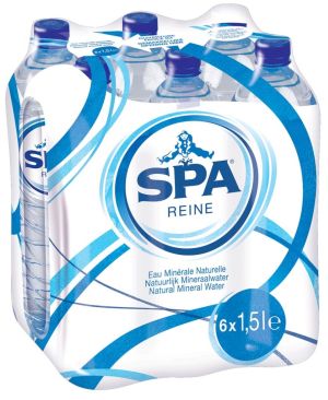 Spa Reine eau, bouteille de 1,5 l, paquet de 6 pi&egrave;ces
