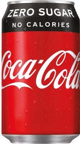 Coca-Cola Zero boisson rafra&icirc;chissante, fat canette de 33 cl, paquet de 24 pi&egrave;ces
