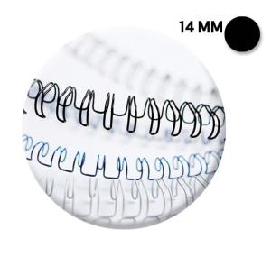 Fellowes metalen bindrug rug 14 mm,zwart