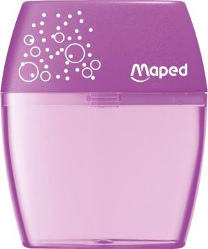Maped taille-crayon Shaker 2 trous, couleurs assorties