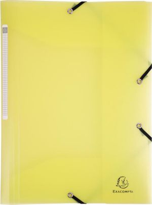 Exacompta Chromaline chemise &agrave; rabats avec 3 rabats, avec &eacute;tiquette, couleurs pastel assorties