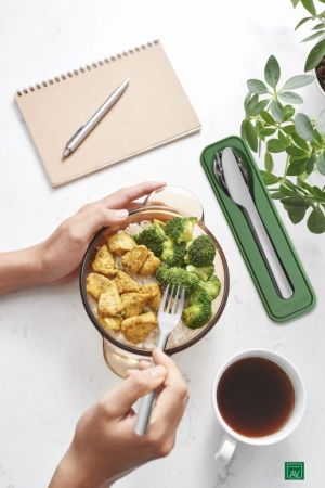 MOBIL'Pocket bestekset, 4-delig, in opbergdoosje