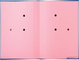 Exacompta signataire pour ft 24 x 35 cm, en carton couverte avec pvc, 20 compartiments, bleu