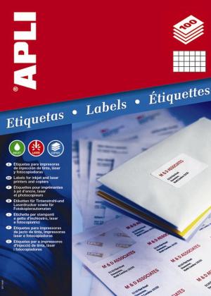 Apli étiquettes blanches ft 70 x 37mm, 2