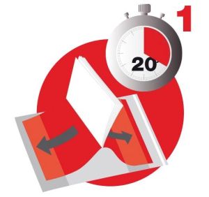 Apli Couvre-livres ajustable, pour ft A4, blister de 3 pi&egrave;ces