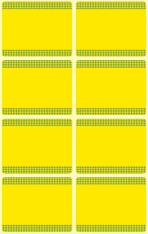 Avery diepvriesetiketten in blister, geel, 40 etiketten