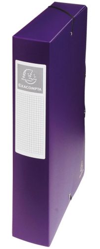 Exacompta bo&icirc;te de classement dos de 6 cm                couleurs assorties