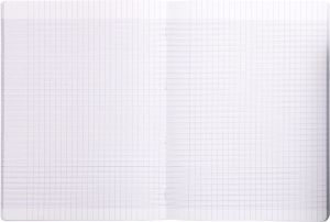 Clairefontaine schrift Metric voor ft A4+, 96 bladzijden, sey&egrave;s, geassorteerde kleuren