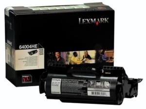 Lexmark toner 64004HE, noir, high yield,