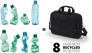 Dicota laptoptas Eco Top Traveller, voor laptops tot 14,1 inch, zwart