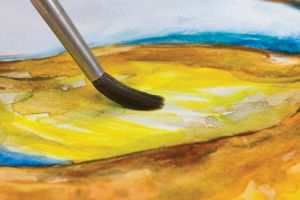 Gallery pinceau aquarelle, blister de 6 pinceaux (n&deg;01 &agrave; 06)