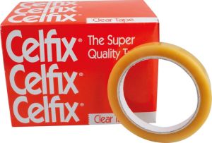 Celfix ruban adh&eacute;sif cellulose ft 12 mm x 66 m