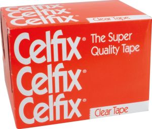 Celfix ruban adh&eacute;sif cellulose ft 12 mm x 66 m
