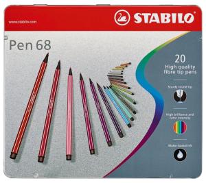 Stabilo Viltstift Pen 68 20 stiften