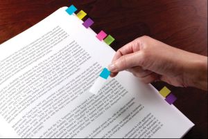 Post-it Notes Smal, 4 x 35 tabs, rood, blauw, geel en groen