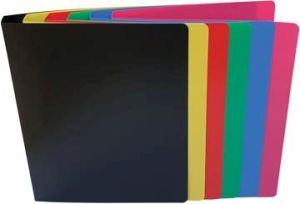 Alpha classeur &agrave; anneaux, pour ft A4, en PP, 2 anneaux de 25 mm, couleurs assorties