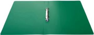 Alpha classeur &agrave; anneaux, pour ft A4, en PP, 2 anneaux de 25 mm, vert