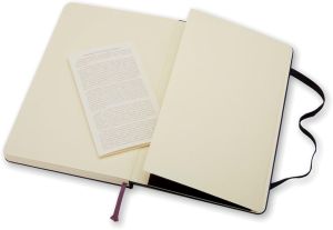 Moleskine notitieboek, ft 9 x 14 cm, effen, harde cover, 192 bladzijden, zwart