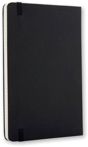 Moleskine notitieboek, ft 13 x 21 cm, geruit, harde cover, 240 bladzijden, zwart