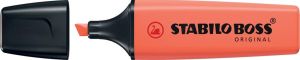 STABILO BOSS ORIGINAL Pastel surligneur, mellow coral-red (orange clair)