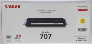 Canon toner 707 LBP5000, jaune, 2.000 pa