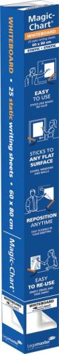 Legamaster Magic-Chart film flipchart, ft 60 x 80 cm, blanc, quadrill&eacute;, rouleau de 25 feuilles
