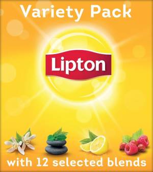 Lipton Variety Pack, 12 gouts, display de 180 sachets