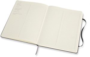 Moleskine notitieboek professional,  ft 19 x 25 cm, gelijnd, harde cover, 189 blad, zwart