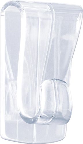 Tesa Klevende haak voor Transparant en Glas, draagvermogen 1 kg, blister van 2 stuks