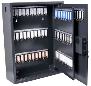 Pavo Magnettag armoire &agrave; cl&eacute;s, pour 100 porte-cl&eacute;s, gris fonc&eacute;