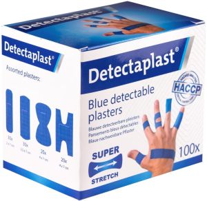 Detectaplast Elastic pansement tiss&eacute;, formats assortis, paquet de 100 pi&egrave;ces