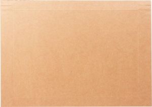 Verzendenvelop met balg, plakstrip aan lange zijde, ft 50 x 250 x 360 mm, bruin