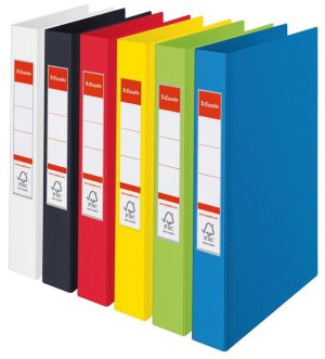 Esselte classeur &agrave; anneaux Vivida blanc, 2 anneaux