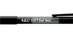 Bic stylo bille Soft Feel Clic Grip noir